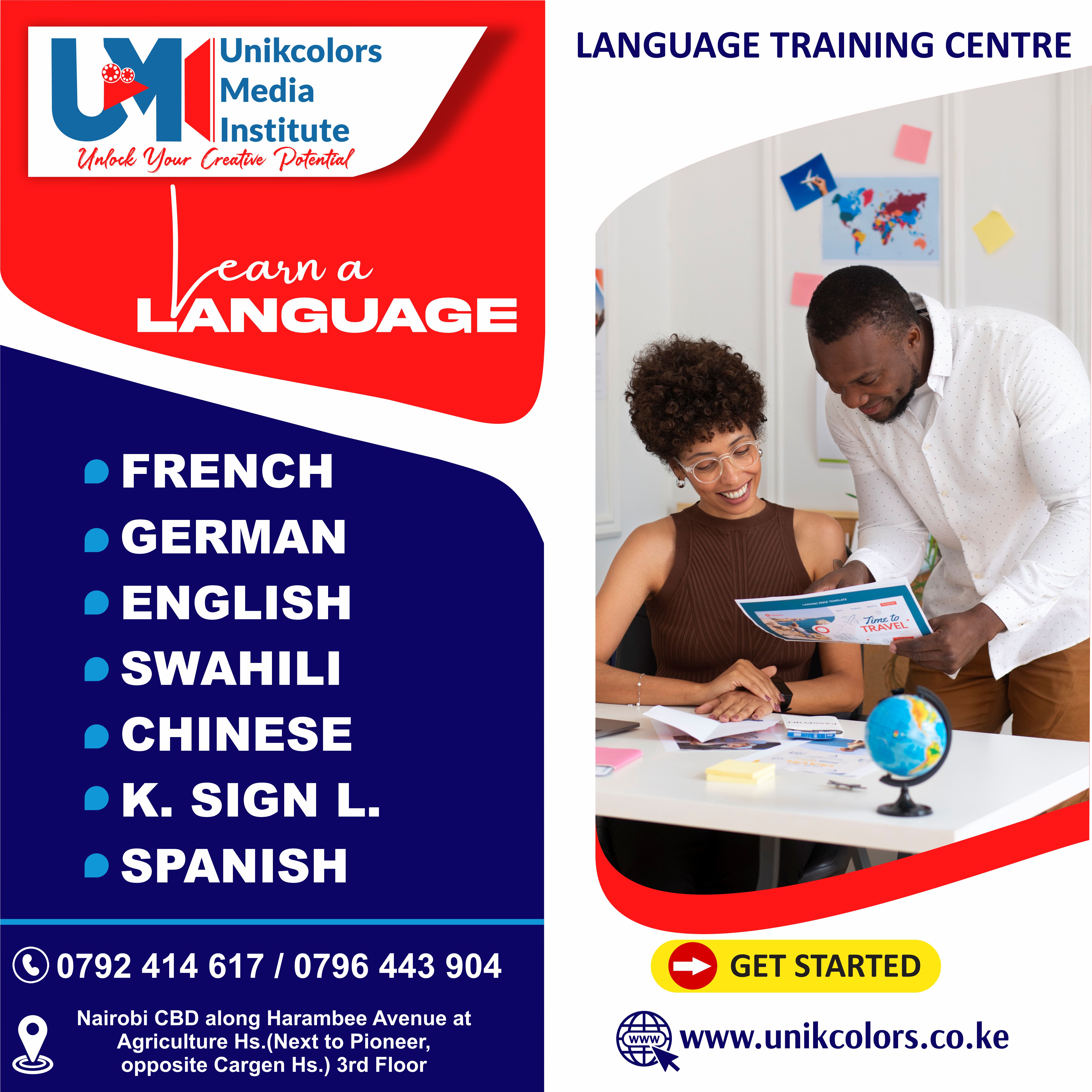 LANGUAGE TRAINING CENTER - GERMAN | FRENCH | ENGLISH | CHINESE | SWAHILI | SPANISH | KENYA SIGN LANG